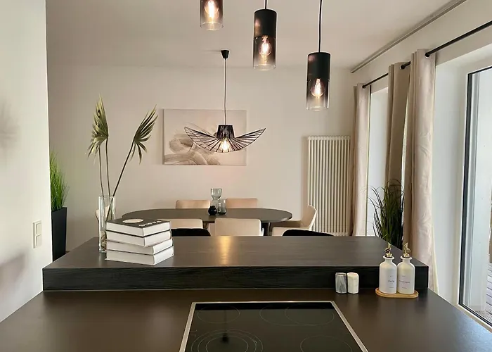 Modern Weserblick Lägenhet *