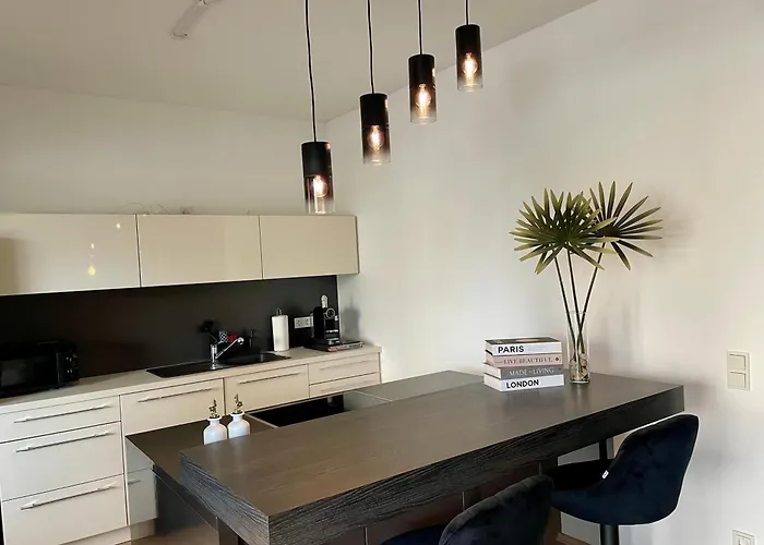 Modern Weserblick Lägenhet *